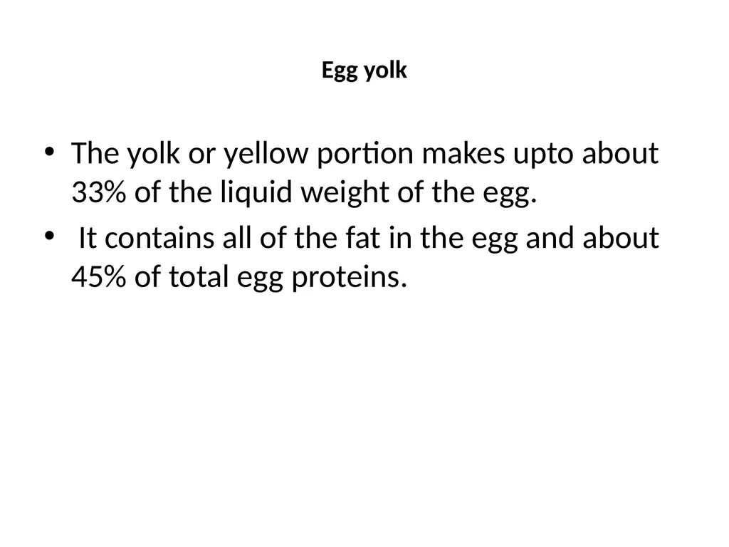 EGG: STRUCTURE, COMPOSITION AND QUALITY Dr. R. K. - slide 7 of 14