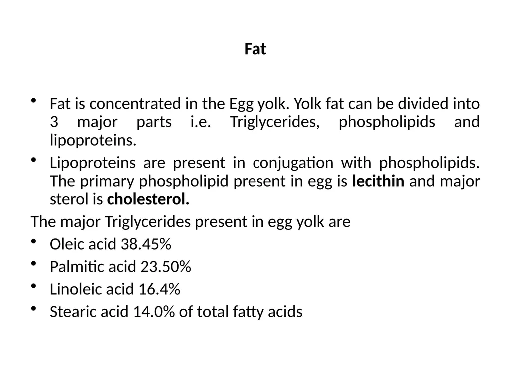 EGG: STRUCTURE, COMPOSITION AND QUALITY Dr. R. K. - slide 12 of 14