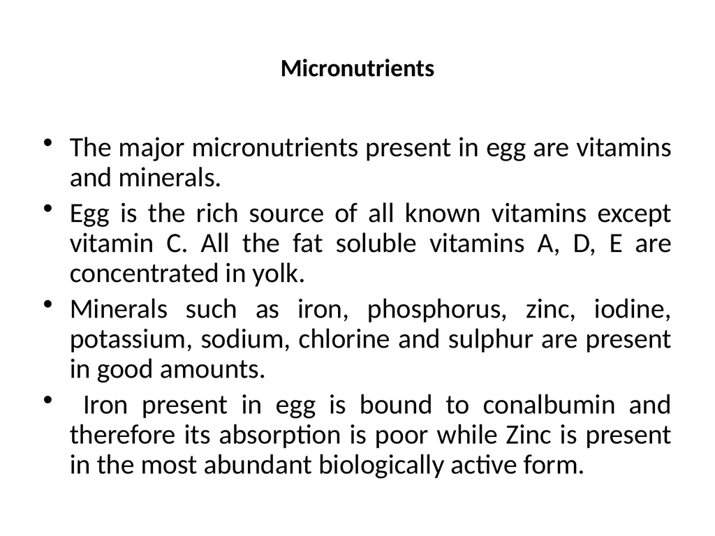 EGG: STRUCTURE, COMPOSITION AND QUALITY Dr. R. K. - slide 14 of 14