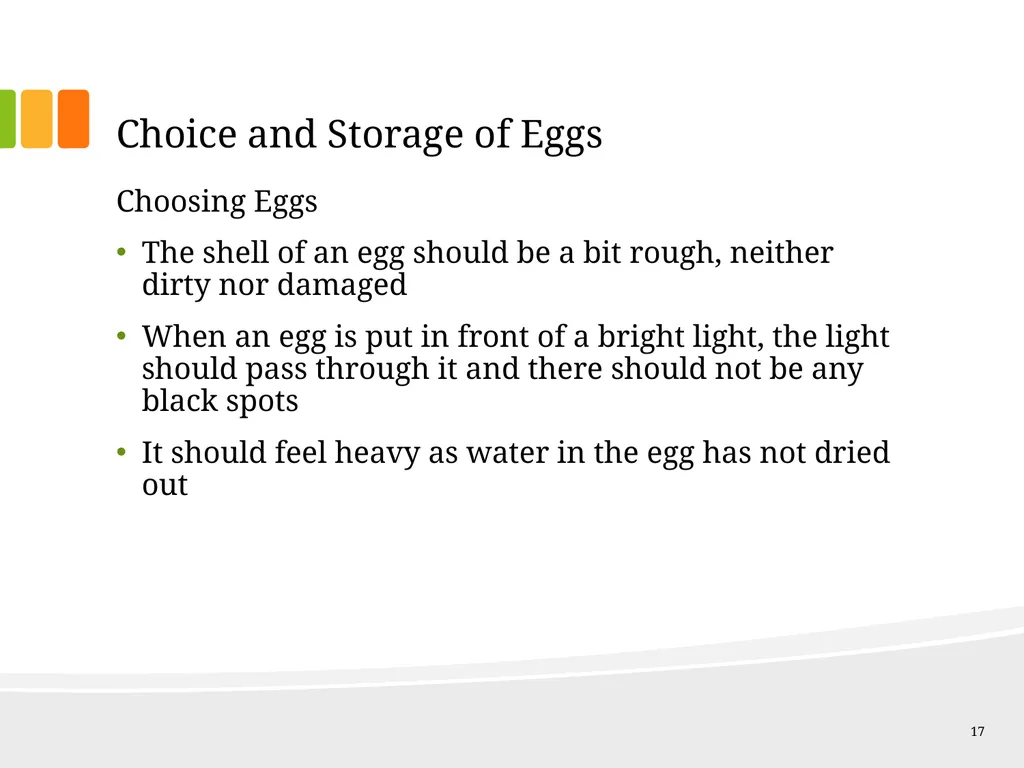 Understanding Ingredients Eggs Topics Types of - slide 17 of 30
