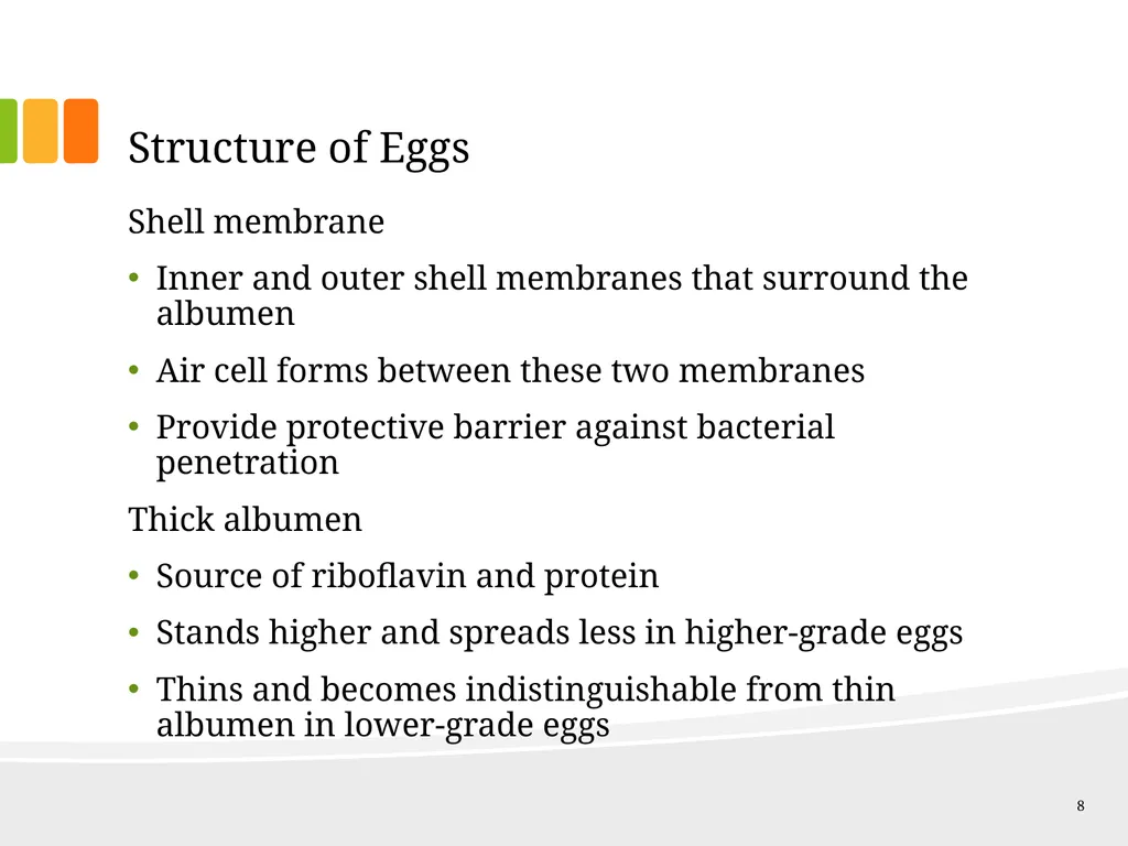 Understanding Ingredients Eggs Topics Types of - slide 8 of 30