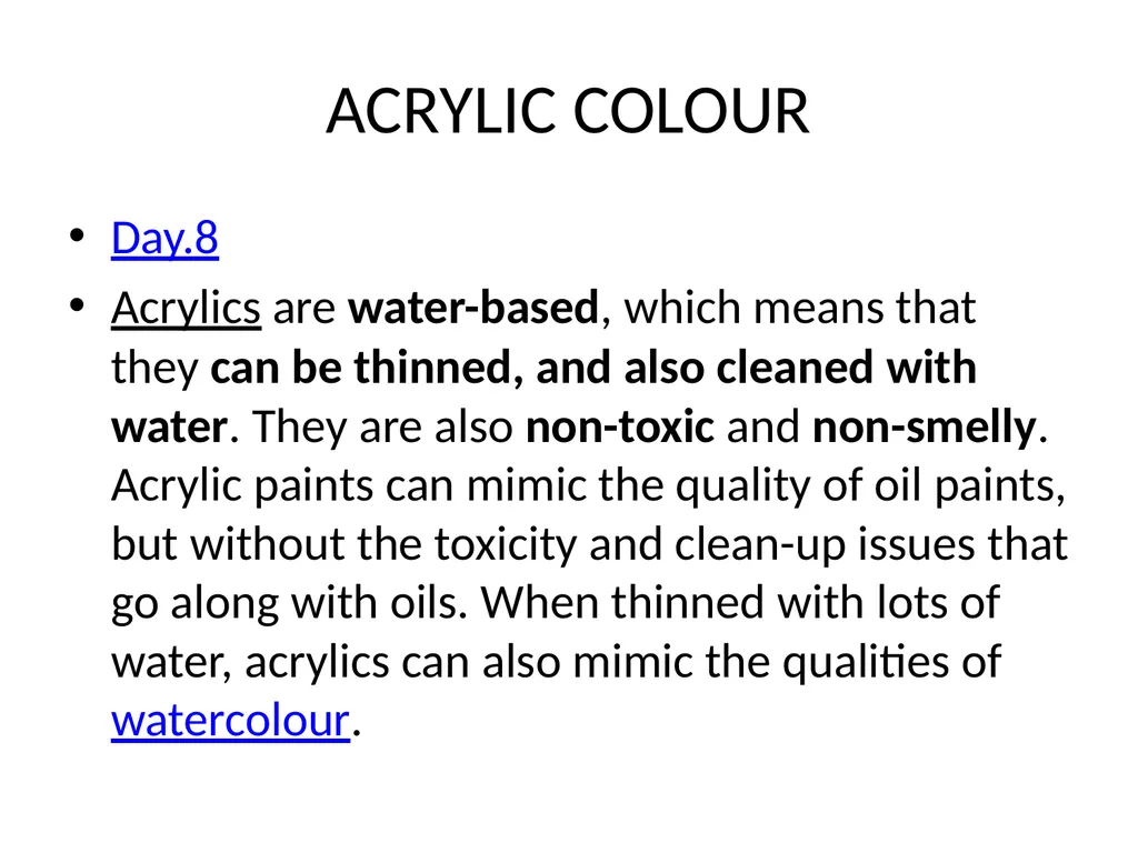 ART MEDIUM AND ITS APPLICATIONS ART MEDIUM ART - slide 13 of 19