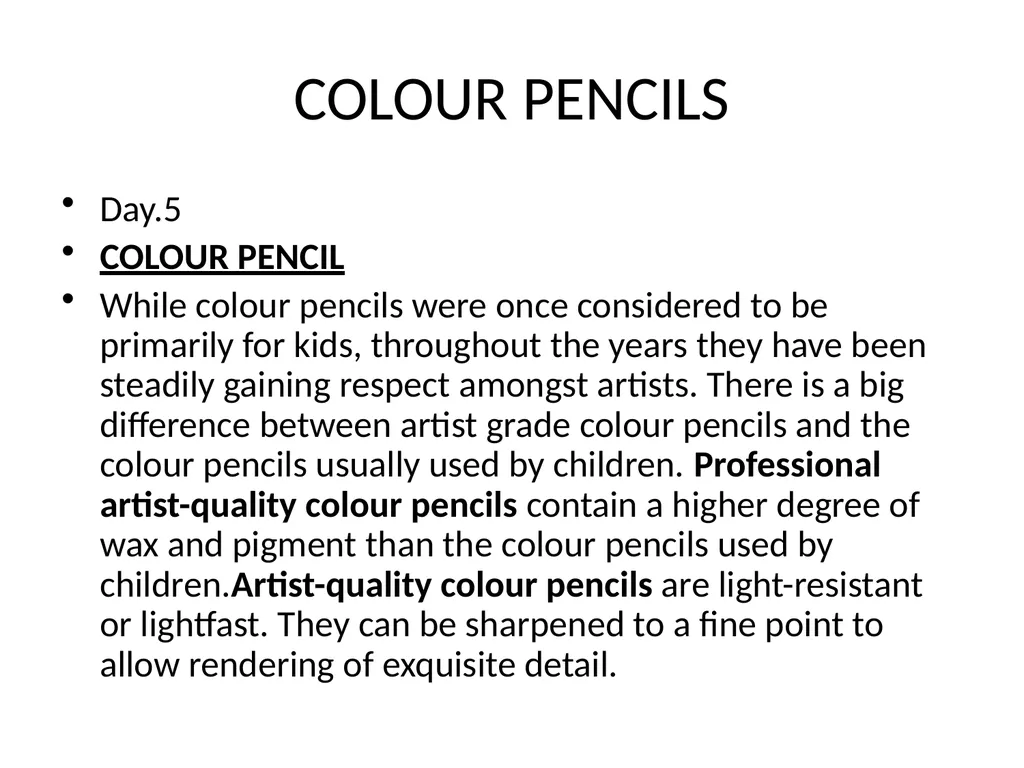 ART MEDIUM AND ITS APPLICATIONS ART MEDIUM ART - slide 7 of 19