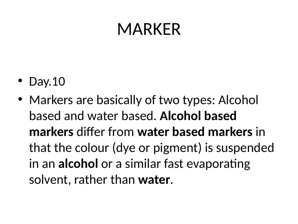 ART MEDIUM AND ITS APPLICATIONS ART MEDIUM ART - slide 17 of 19