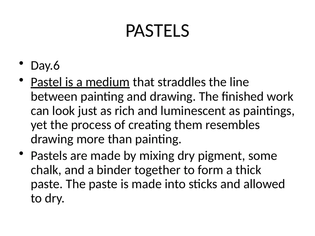 ART MEDIUM AND ITS APPLICATIONS ART MEDIUM ART - slide 9 of 19