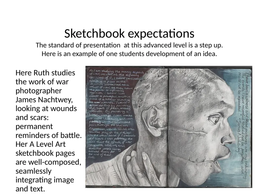 A level Art Transition How to be prepared for A - slide 3 of 12