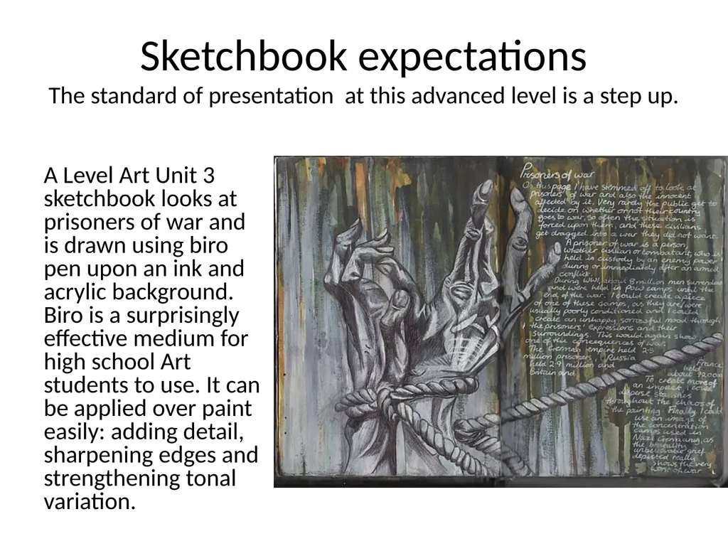 A level Art Transition How to be prepared for A - slide 4 of 12