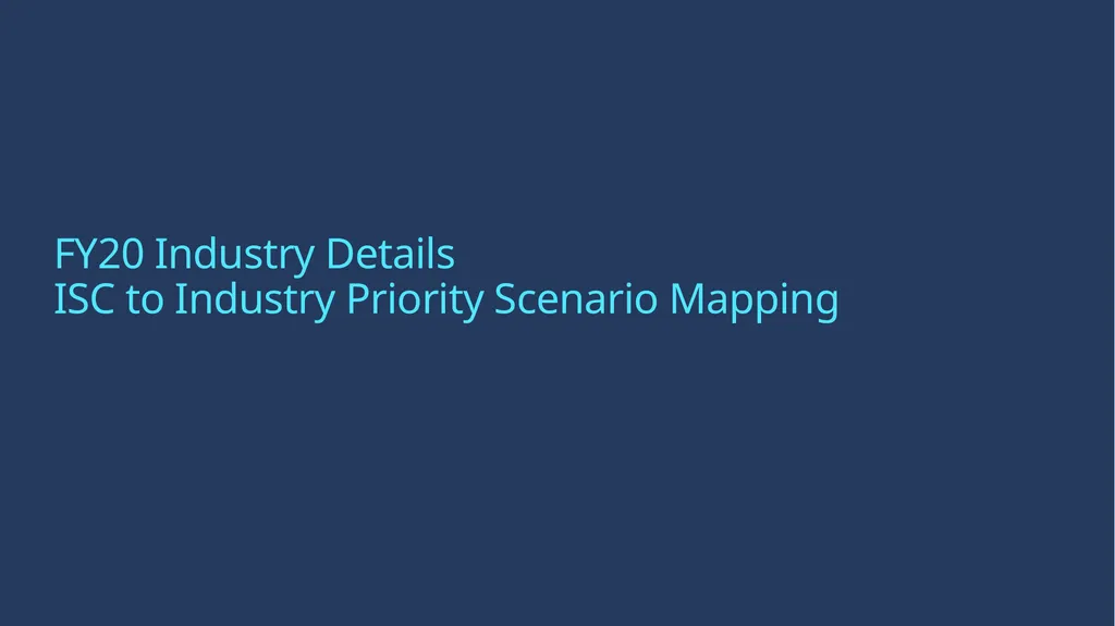 FY20 Solution Taxonomy Microsoft Confidential - slide 35 of 51
