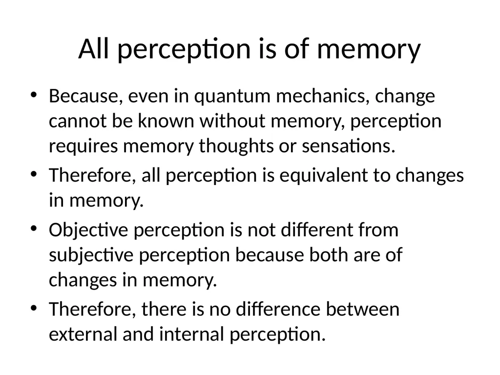 The Arrow of Subjective Time Perception All - slide 12 of 20