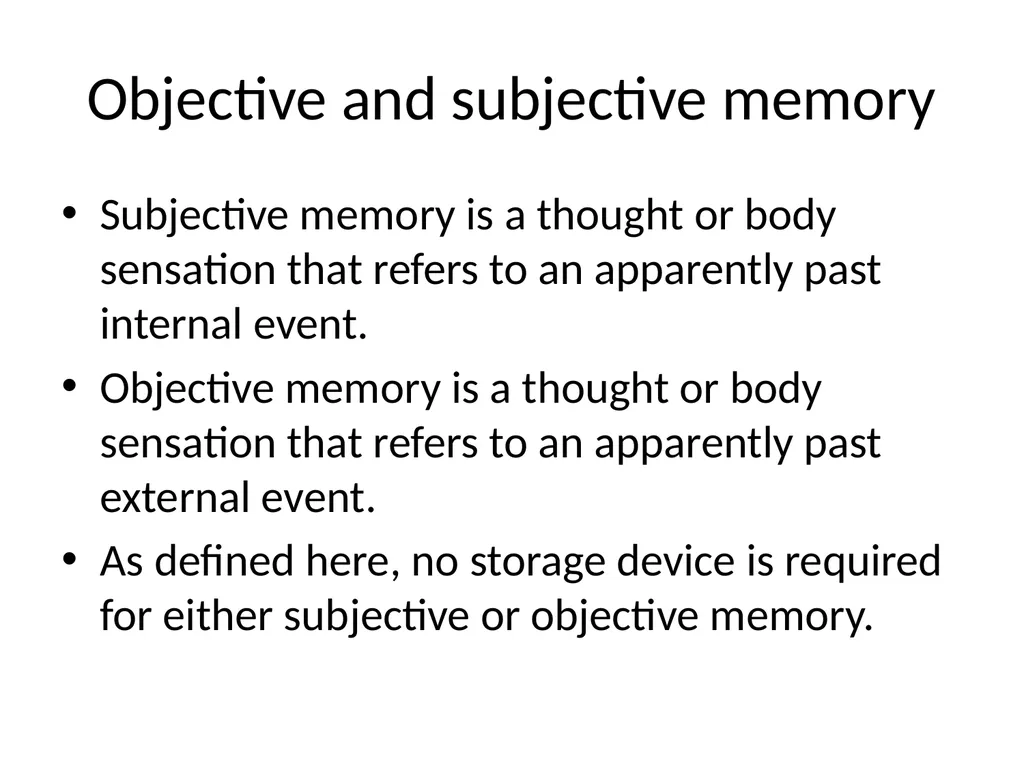 The Arrow of Subjective Time Perception All - slide 5 of 20