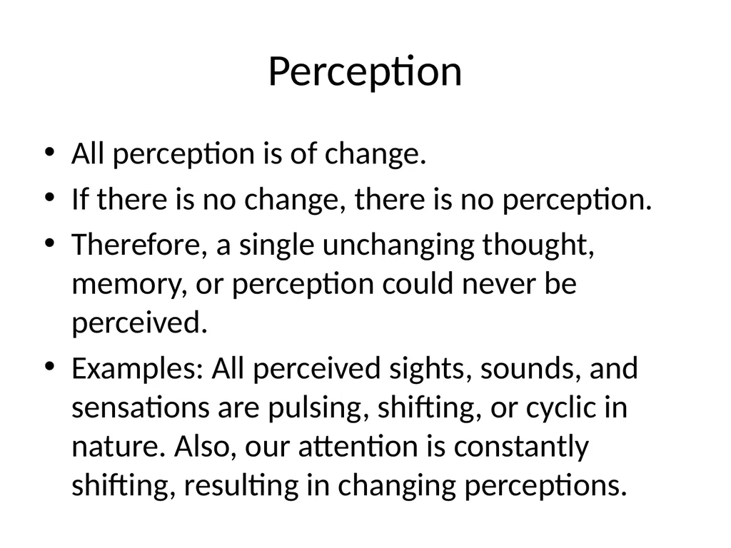 The Arrow of Subjective Time Perception All - slide 2 of 20
