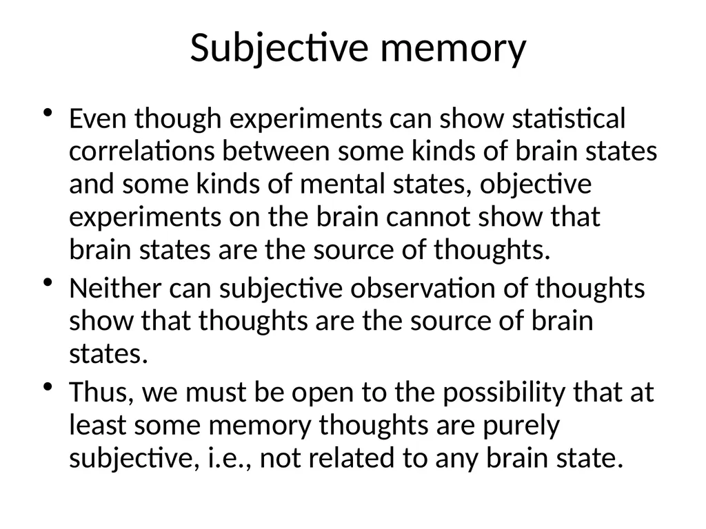 The Arrow of Subjective Time Perception All - slide 7 of 20