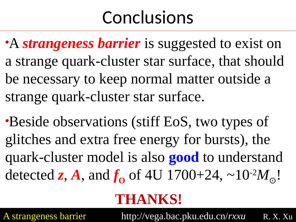 Strangeness barrier - slide 22 of 22