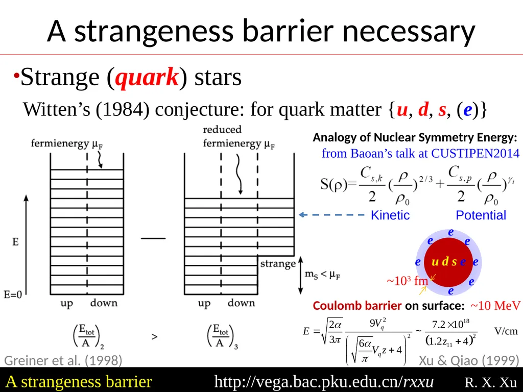 Strangeness barrier - slide 16 of 22