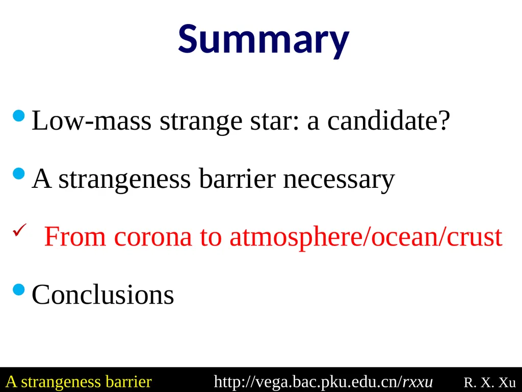 Strangeness barrier - slide 19 of 22