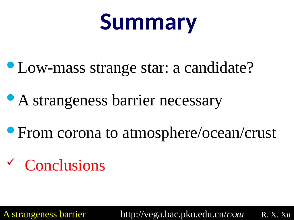 Strangeness barrier - slide 21 of 22