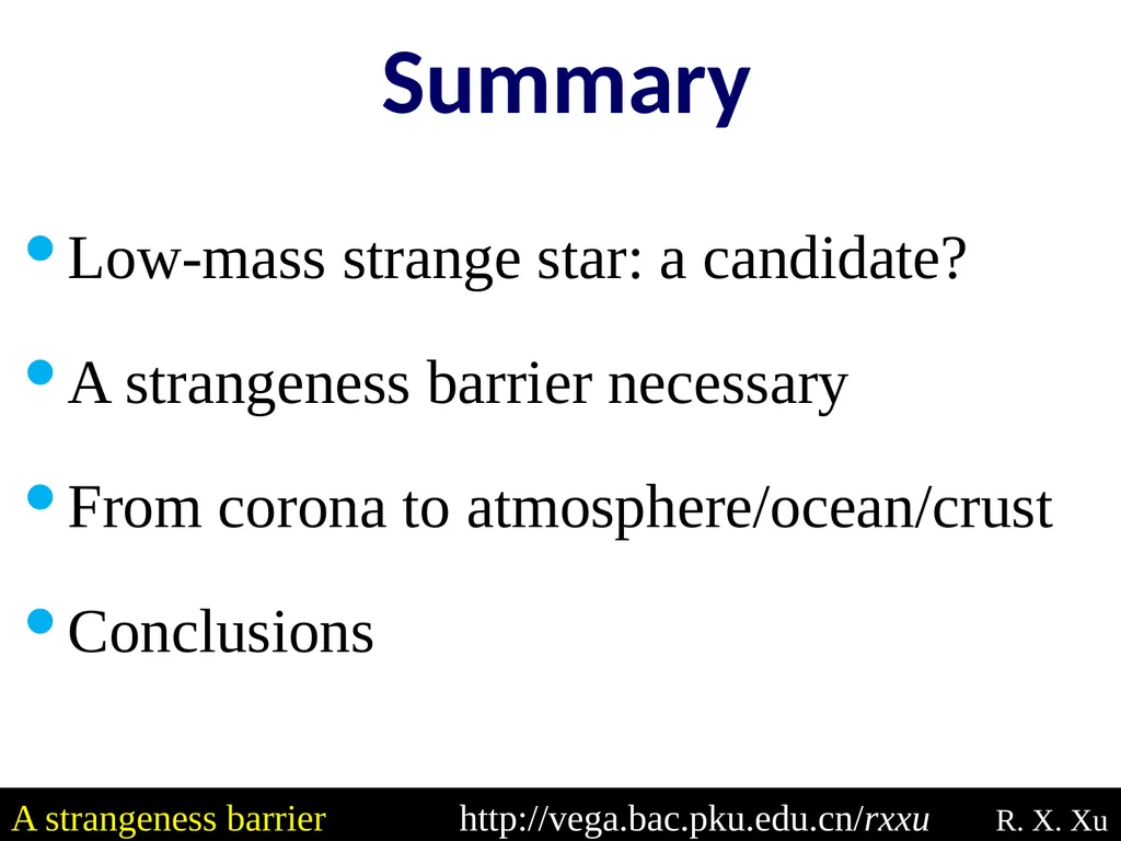 Strangeness barrier - slide 7 of 22