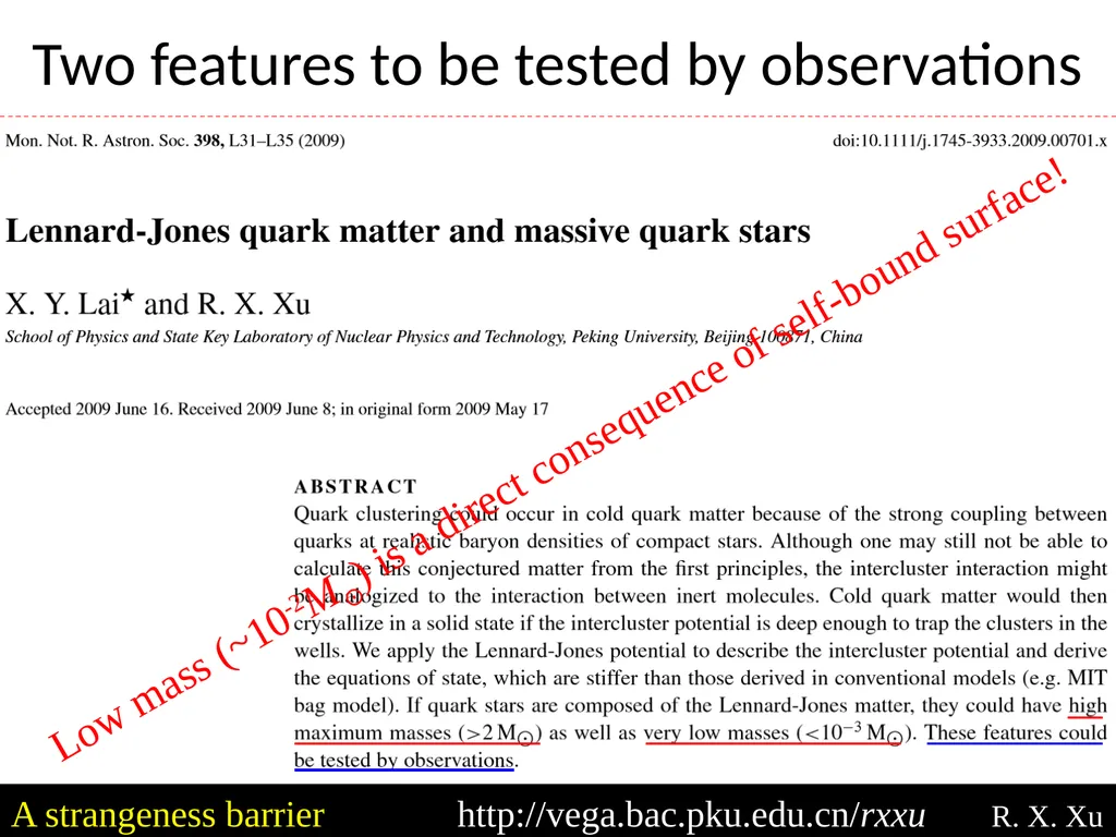 Strangeness barrier - slide 6 of 22
