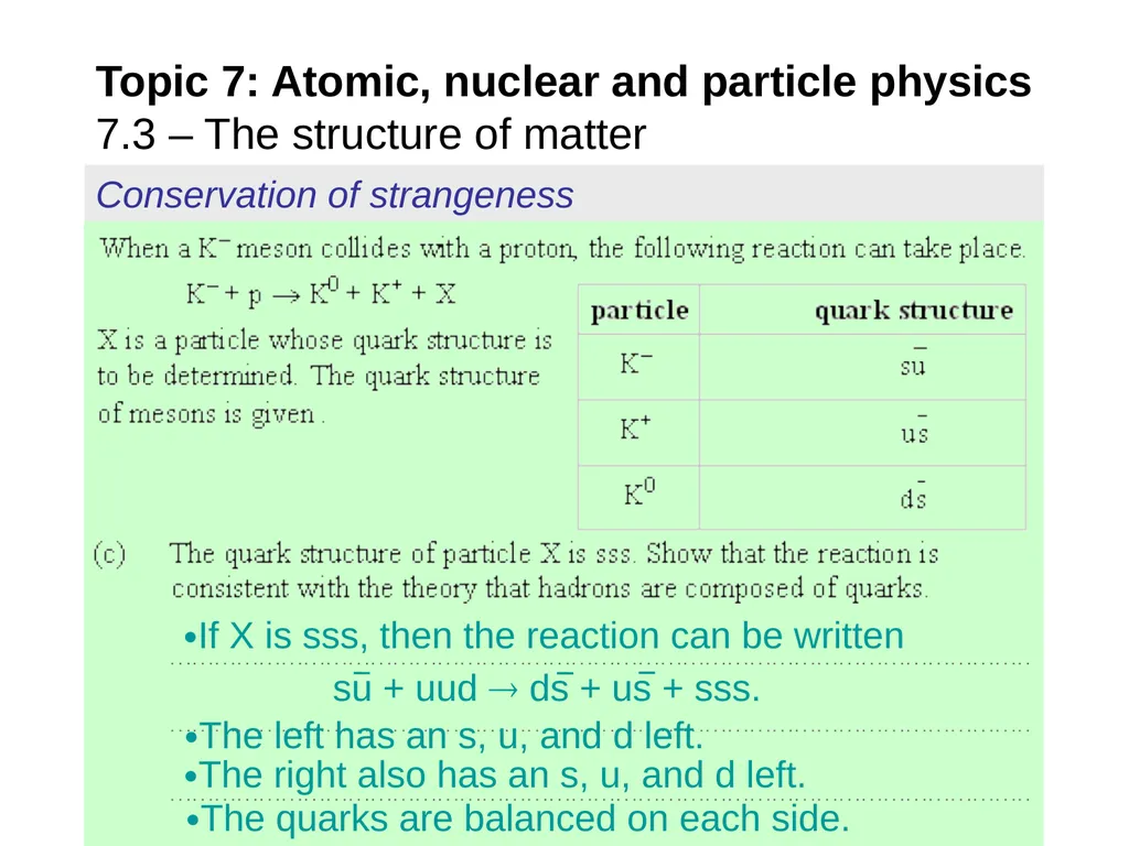 EXAMPLE: At one time it was thought that protons - slide 16 of 45
