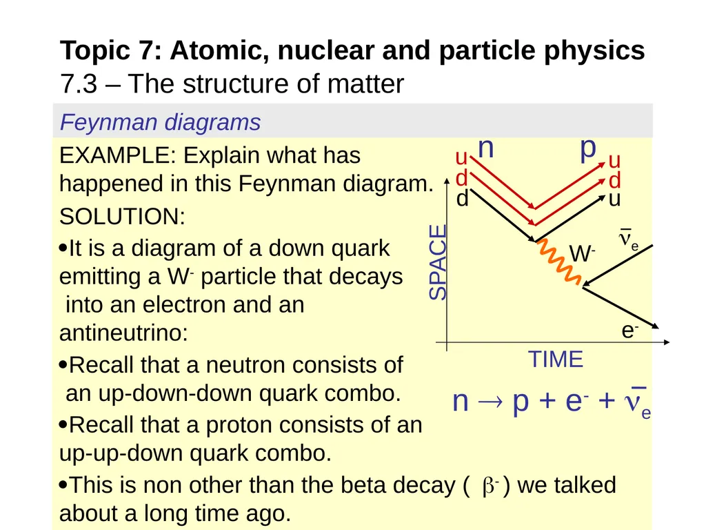 EXAMPLE: At one time it was thought that protons - slide 44 of 45