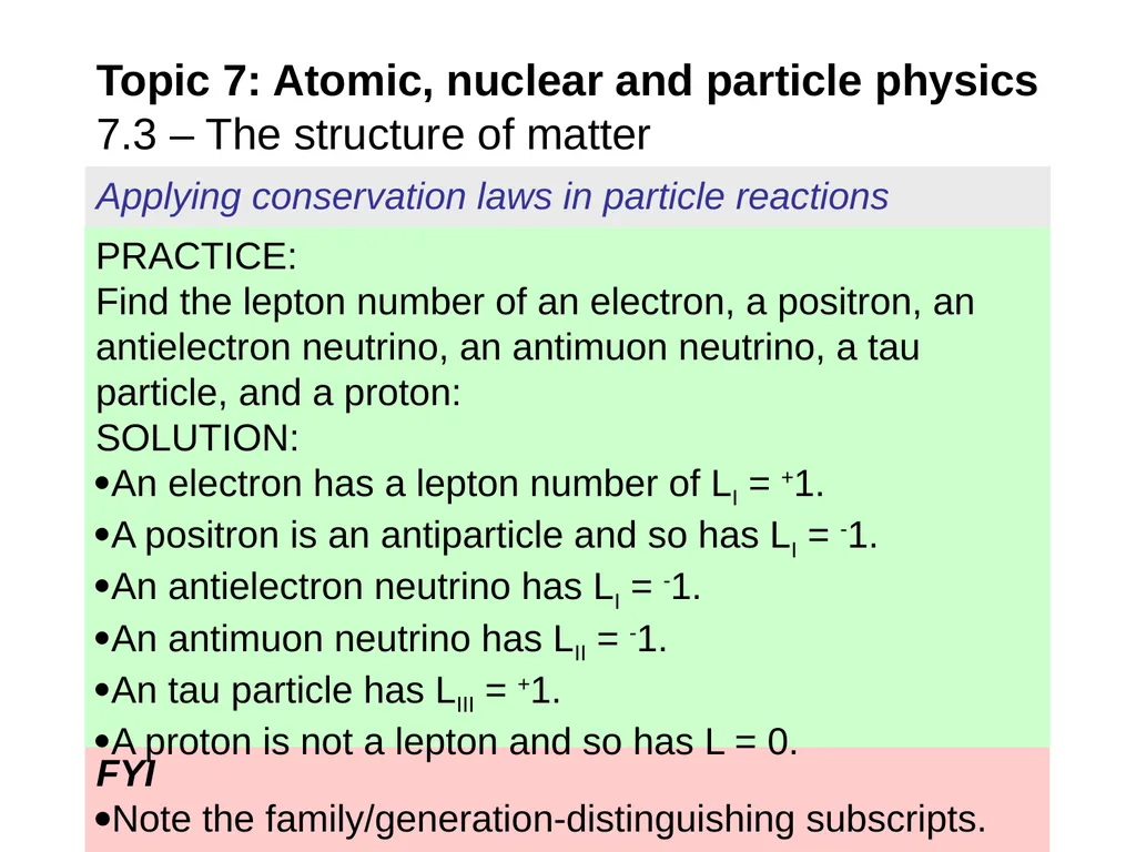 EXAMPLE: At one time it was thought that protons - slide 24 of 45