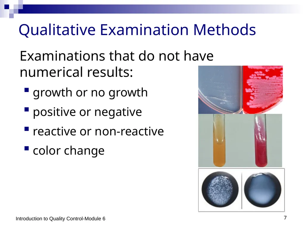1 Process Control: Introduction to Quality Control - slide 7 of 10
