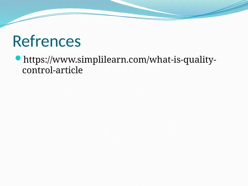 Quality Control Dr Digvijay Sharma School of - slide 10 of 10