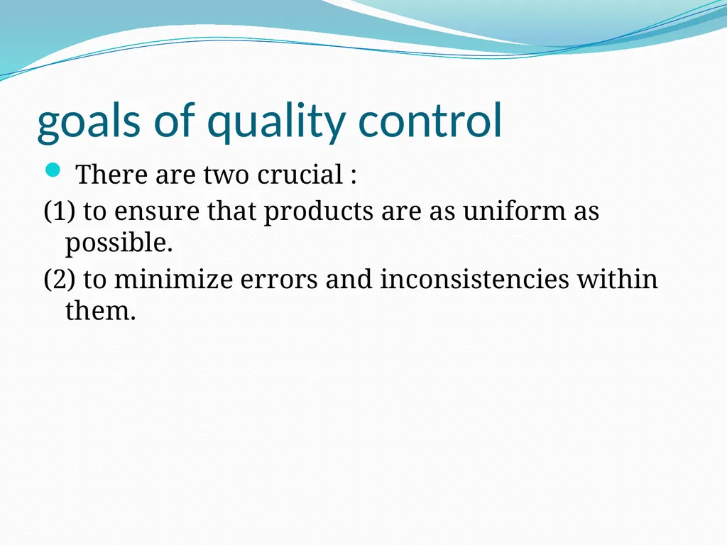 Quality Control Dr Digvijay Sharma School of - slide 3 of 10