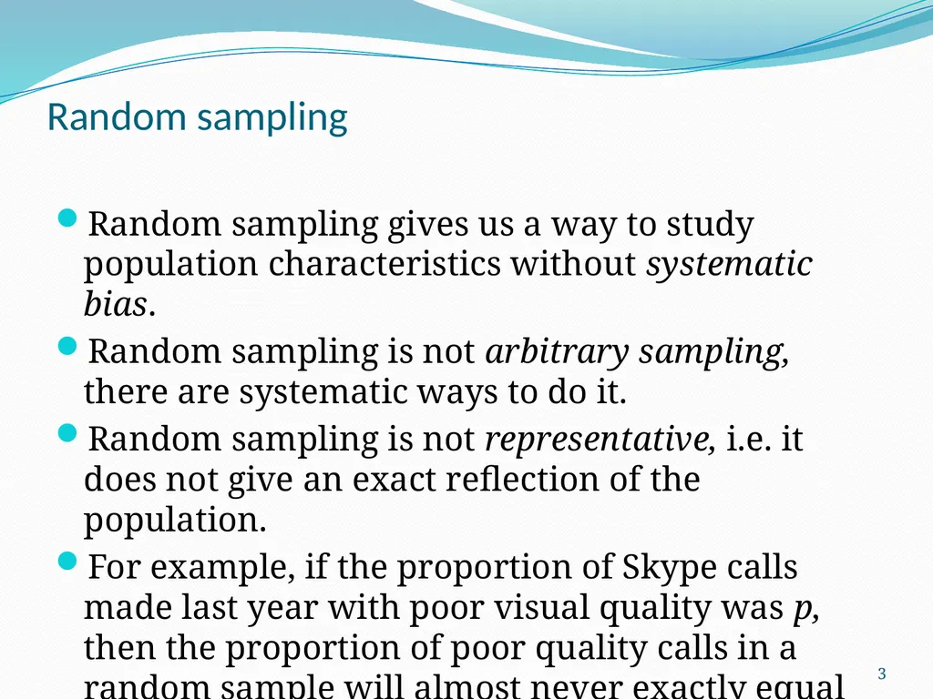 Sampling and Quality Control Uses of sampling in - slide 3 of 10