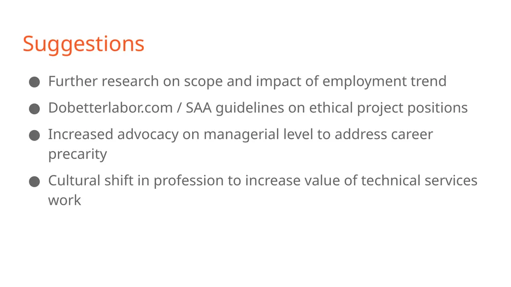 Perspectives on Precarity: A Multifaceted Look at - slide 16 of 17