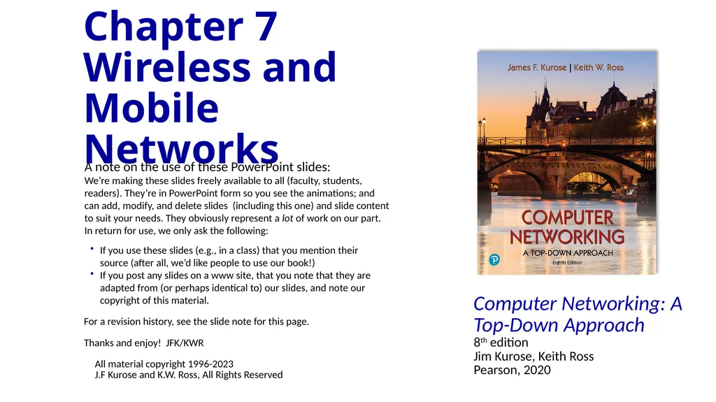 Computer Networking: A Top-Down Approach 8th