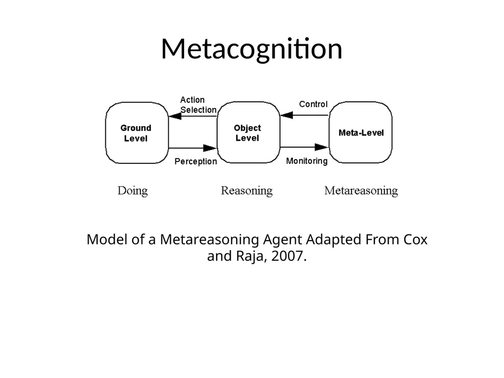 Metareasoning: An Overview of Select Systems - slide 16 of 51