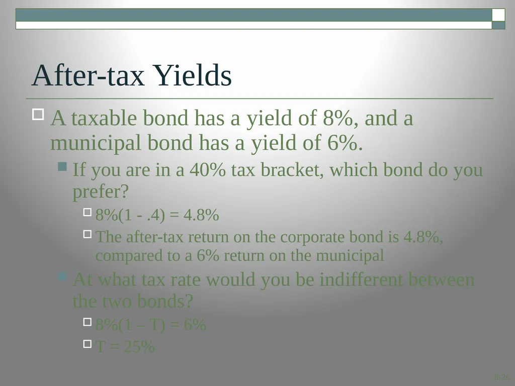 Interest Rates and Bond Valuation Module 4.1 8.1 - slide 26 of 29