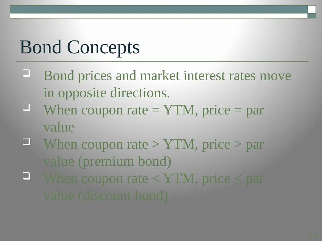 Interest Rates and Bond Valuation Module 4.1 8.1 - slide 11 of 29