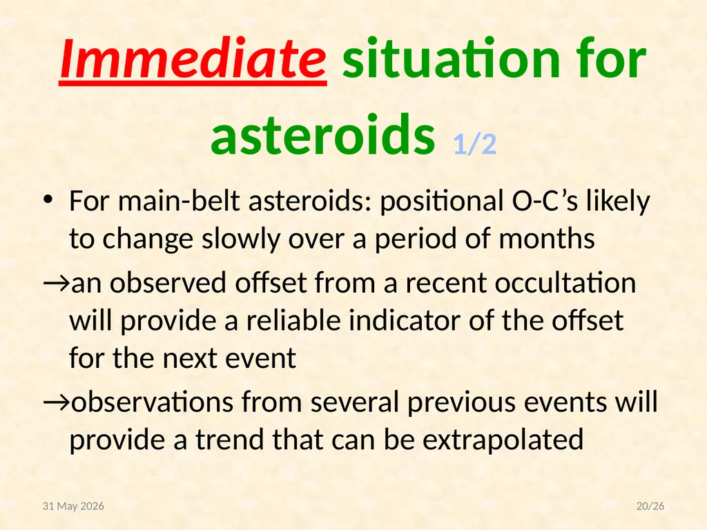 Gaia impact on asteroidal occultations © Dave - slide 20 of 27