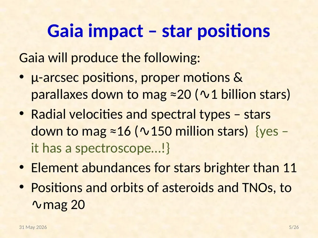 Gaia impact on asteroidal occultations © Dave - slide 5 of 27