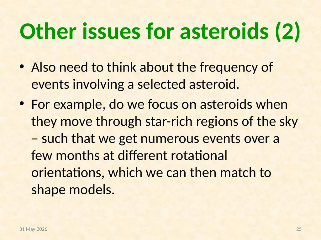 Gaia impact on asteroidal occultations © Dave - slide 25 of 27