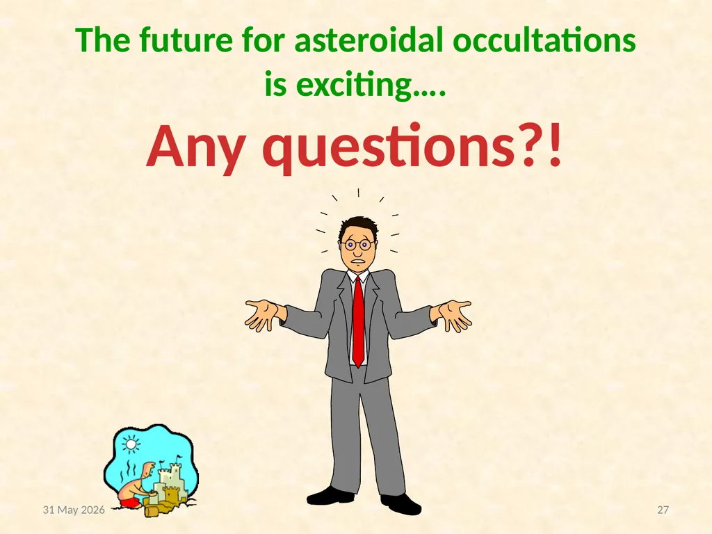 Gaia impact on asteroidal occultations © Dave - slide 27 of 27