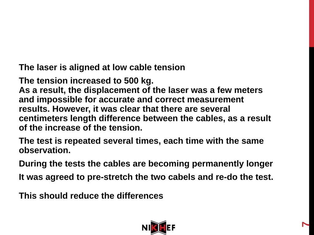 1 Stretch test: Dyneema SK78 Length variations - slide 7 of 19