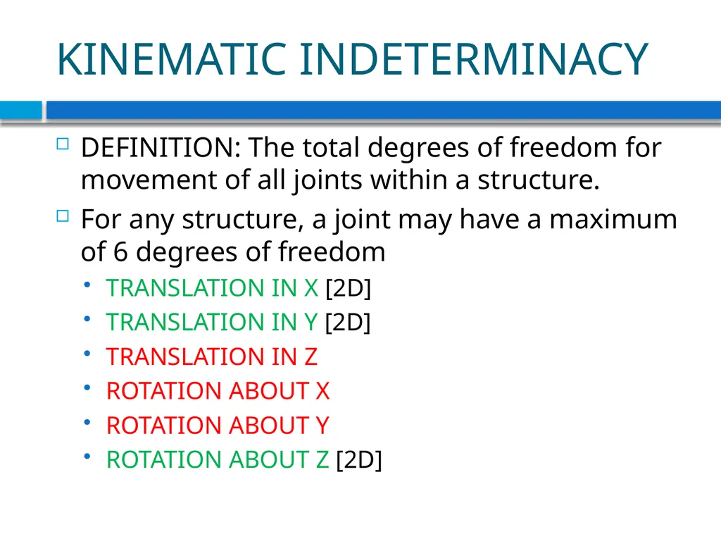 CHAPTER - 1 INTRODUCTION Indeterminate Structures - slide 4 of 10