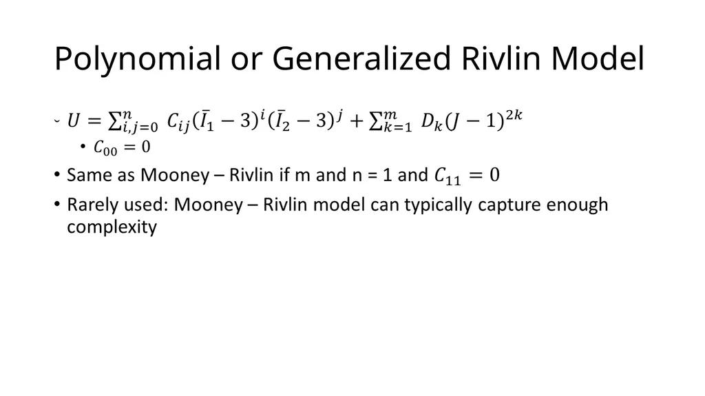 Modeling Hyperelastic Materials Nathan Hoffman - slide 12 of 16