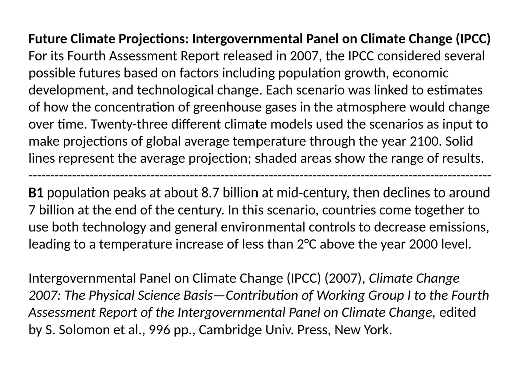Climate Change: Present, Past, and Future Based on - slide 33 of 40