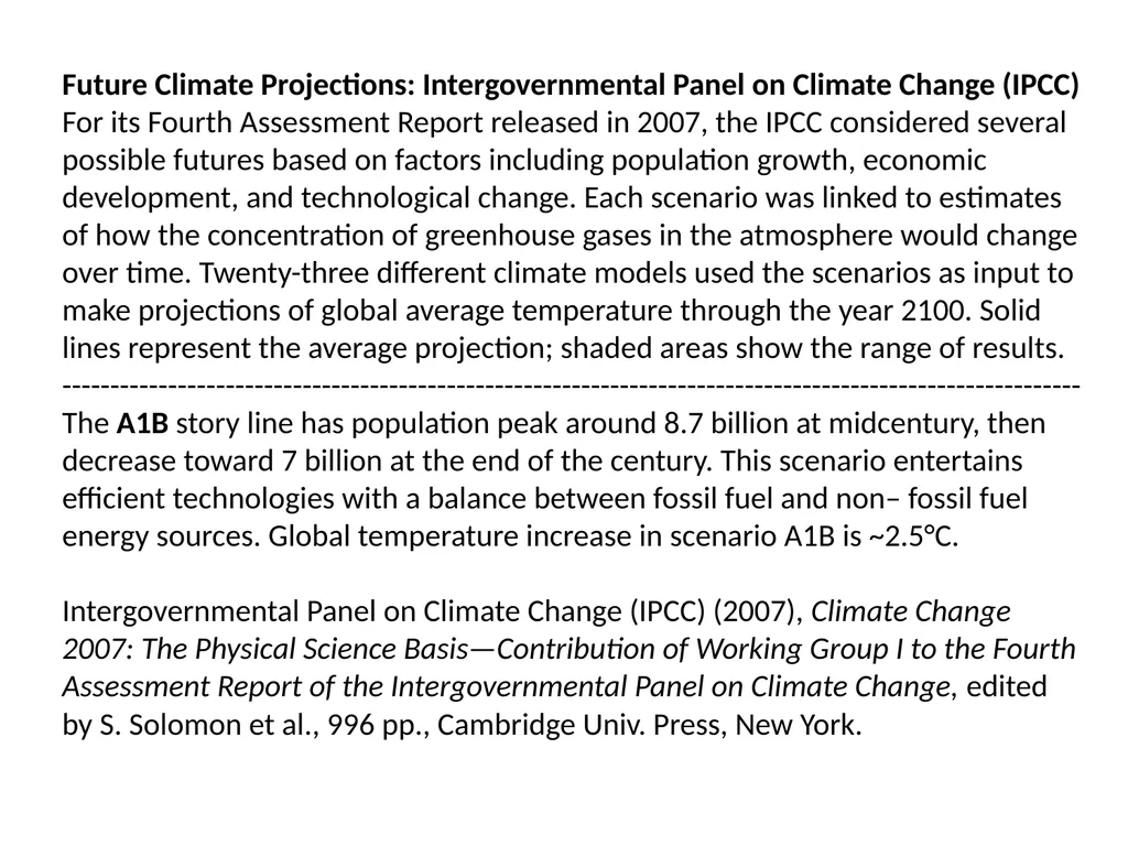 Climate Change: Present, Past, and Future Based on - slide 34 of 40