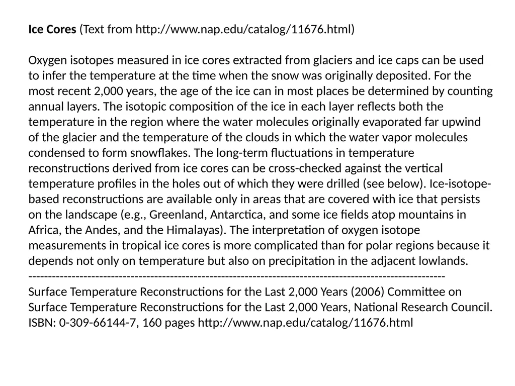 Climate Change: Present, Past, and Future Based on - slide 38 of 40
