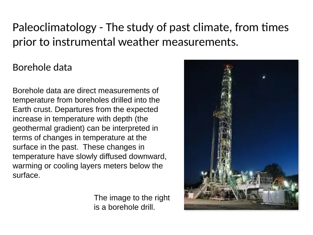 Climate Change: Present, Past, and Future Based on - slide 9 of 40