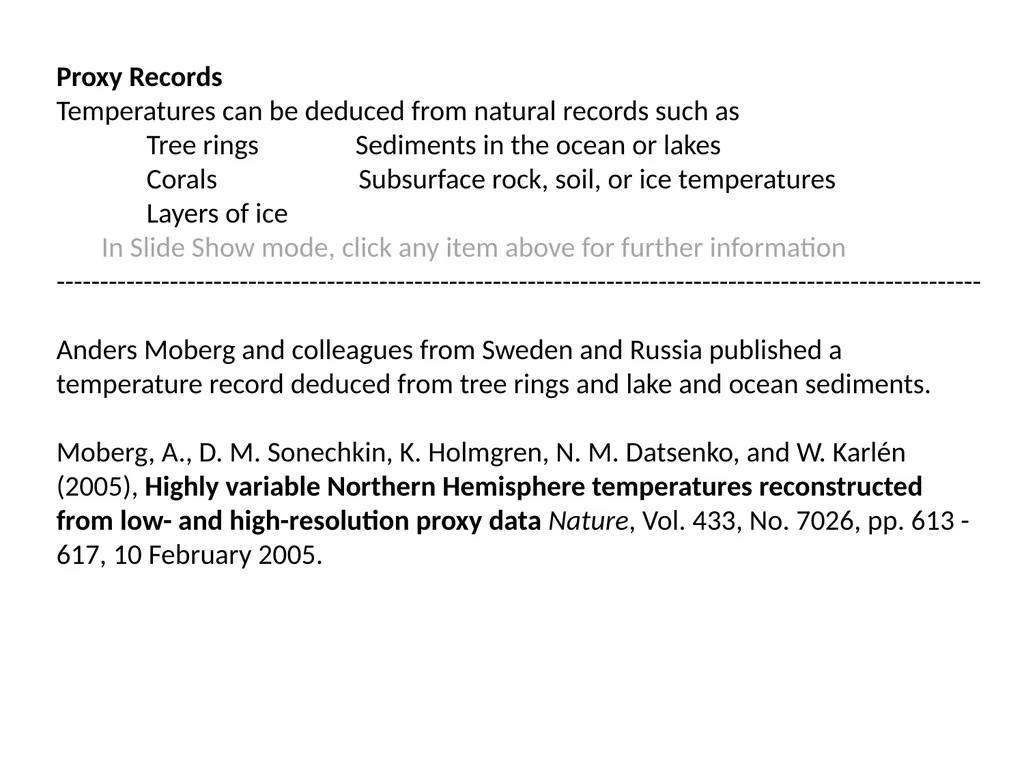 Climate Change: Present, Past, and Future Based on - slide 27 of 40