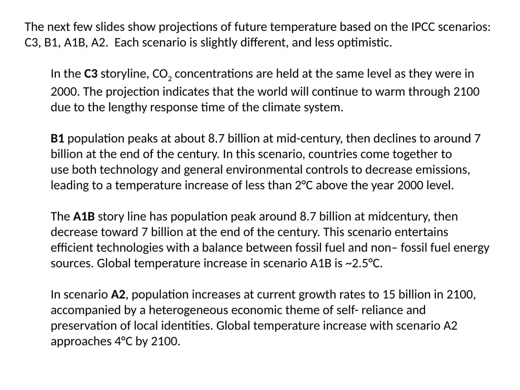Climate Change: Present, Past, and Future Based on - slide 18 of 40
