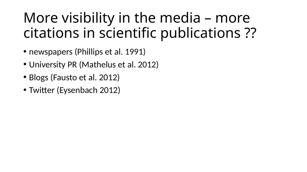 Scientists as public experts and the expansion of - slide 6 of 18