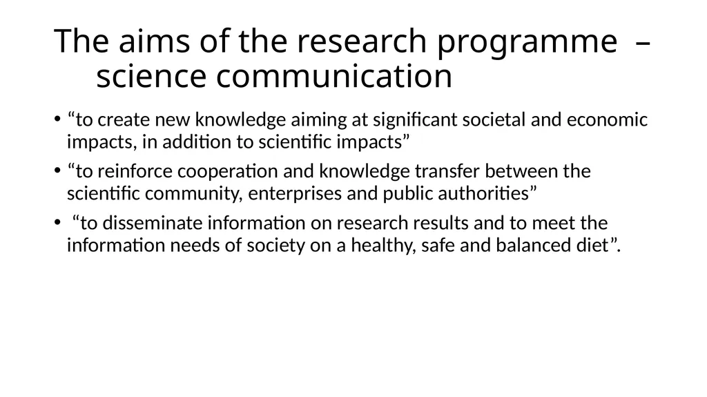 Scientists as public experts and the expansion of - slide 9 of 18