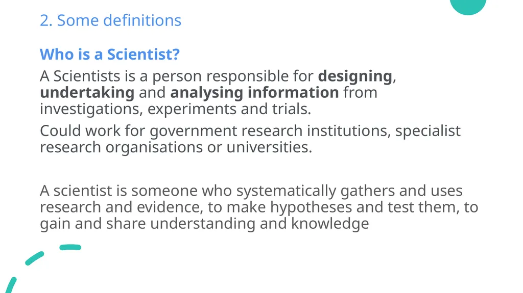 Nurturing young scientists into the research - slide 4 of 13